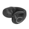 Bluetooth V5.4 Earbud Single Side Open Ring Clamp On Wireless Earphone for Sports Business Work Black