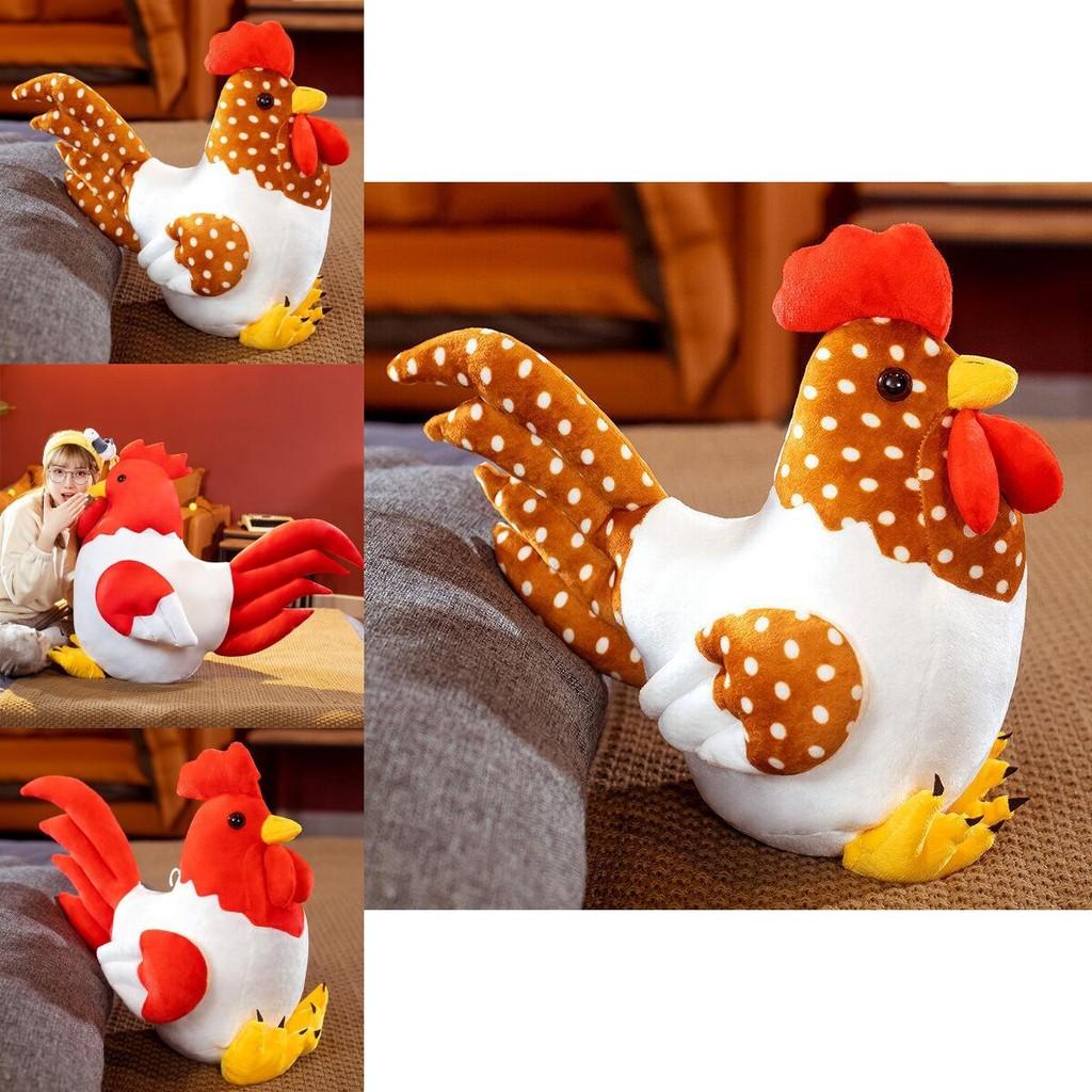 Adorable New Plush Rooster Toy Soft And Cuddly Chicken Doll For Kids And Collectors 30cm To 100cm Sizes Available