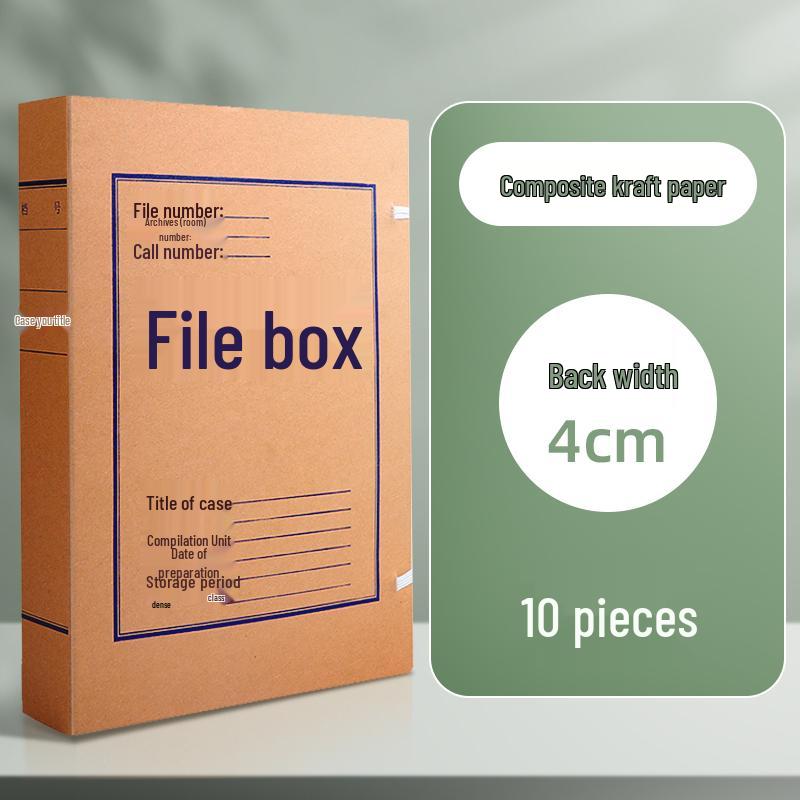 Extra Large Acid-Free A4 Kraft Paper Archive Box