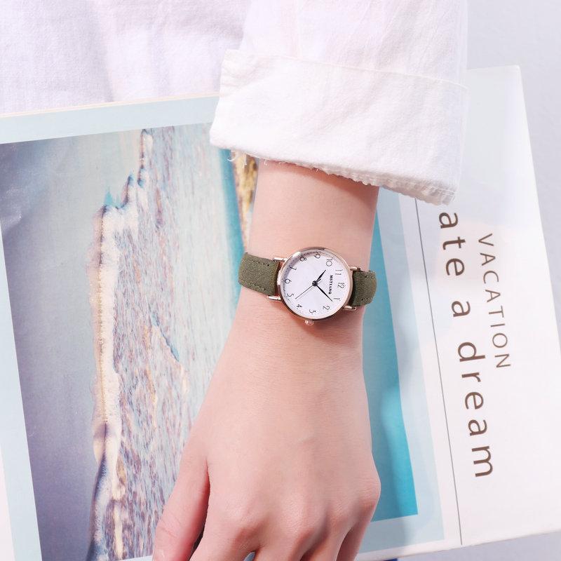 Retro Style Simple Temperament Women'S Watch Girlfriend Girl Student Casual Fashion Trend Versatile Quartz Watch