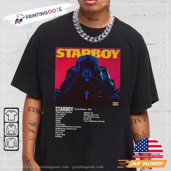 

The Weeknd Starboy Album Tour Merch Unisex Size S-5XL Unisex T-Shirt M