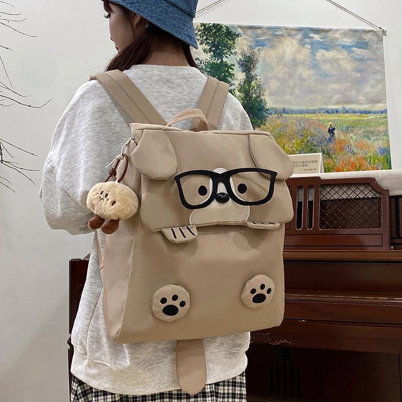 Bags cartoon dog backpack 2025 new Japanese cute girl foreign style versatile large capacity travel backpack