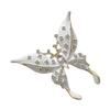 Delicate White Butterfly Brooches Butterfly Pin Stylish Women Brooch Wedding Celebration Pin for Daily and Party Wear