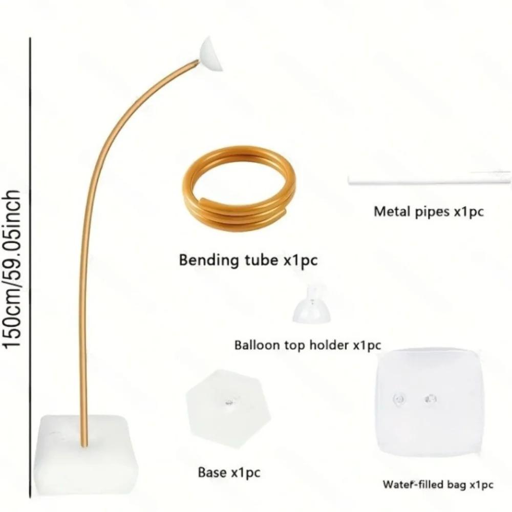 1.5m/2.5m Balloon Arch Kit Adjustable With Base Balloon Column Kit Free Bending Half Arch Balloon Stand Wedding Birthday Party