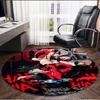 Harley Quinn Joker Print Round Rug, Washable Floor Carpet, For Entryway Dorm Laundry Room Office Study, Home Decor Birthday Christmas Gift