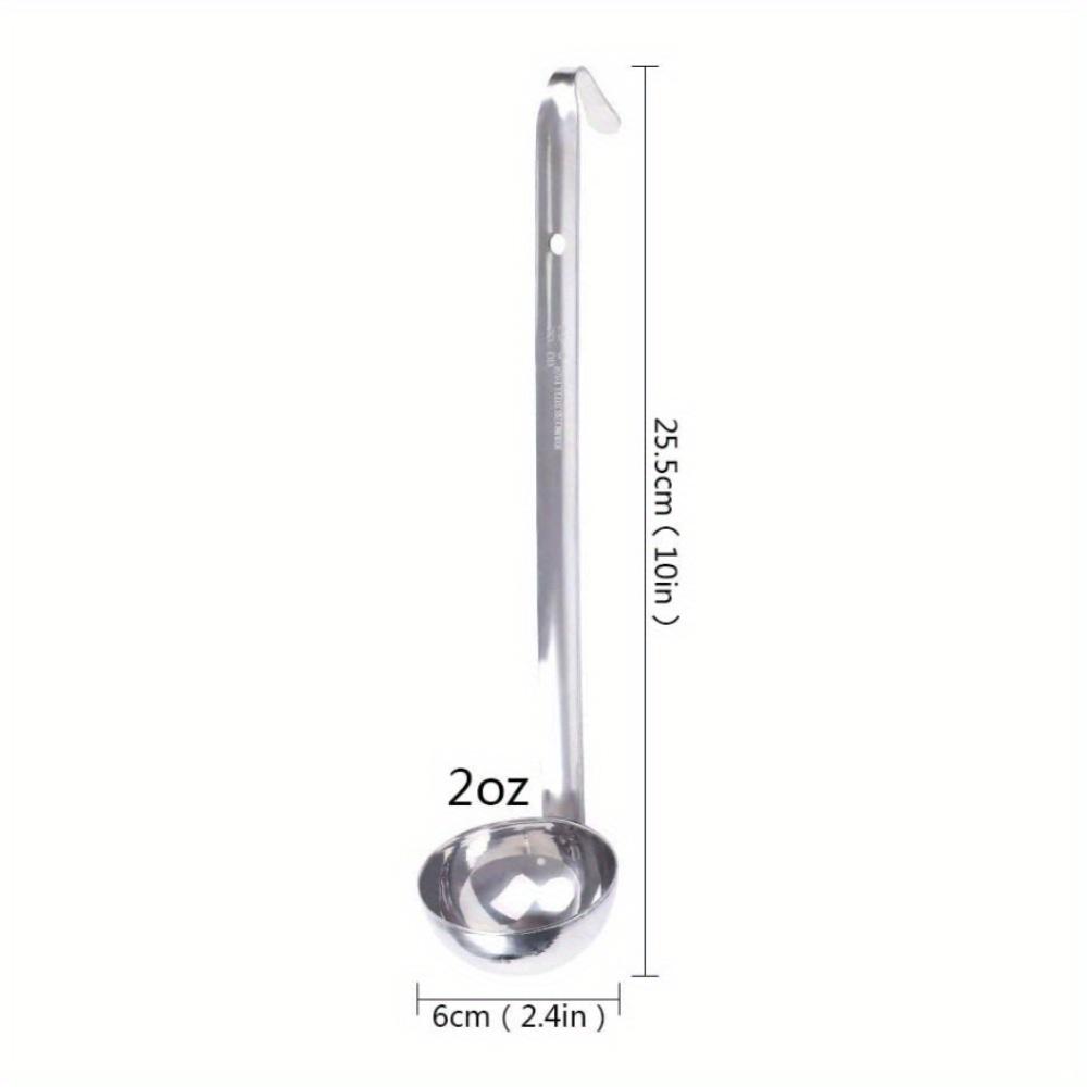 1/3 Pcs Soup Ladle, Small Stainless Steel Ladles and Spoons Professional Ladle, 1/2/3oz Duty Metal Ladle Kitchen Utensil Spoon