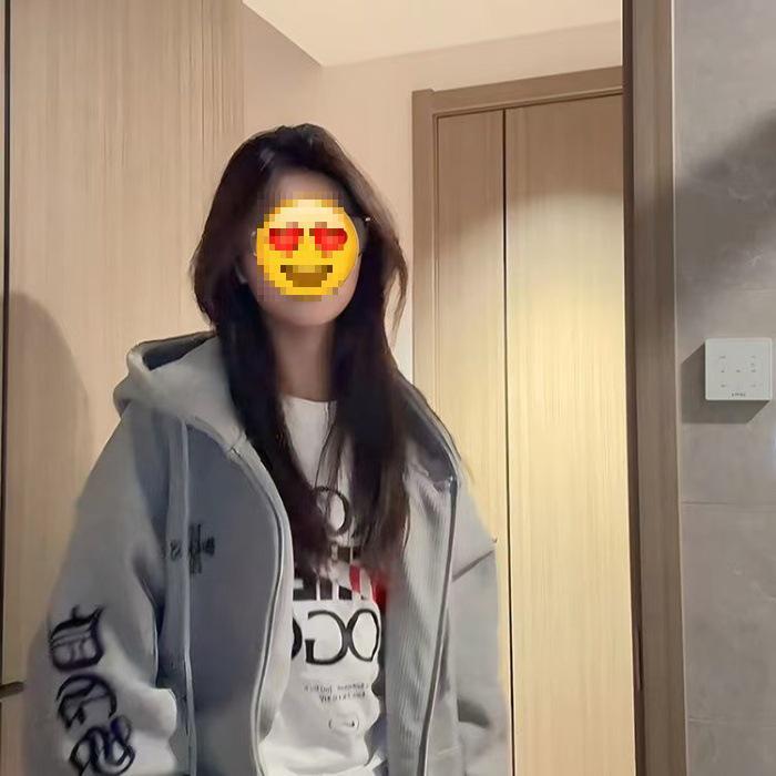 American High Street Women s Waffle Knit Hooded Sweatshirt Cardigan Large