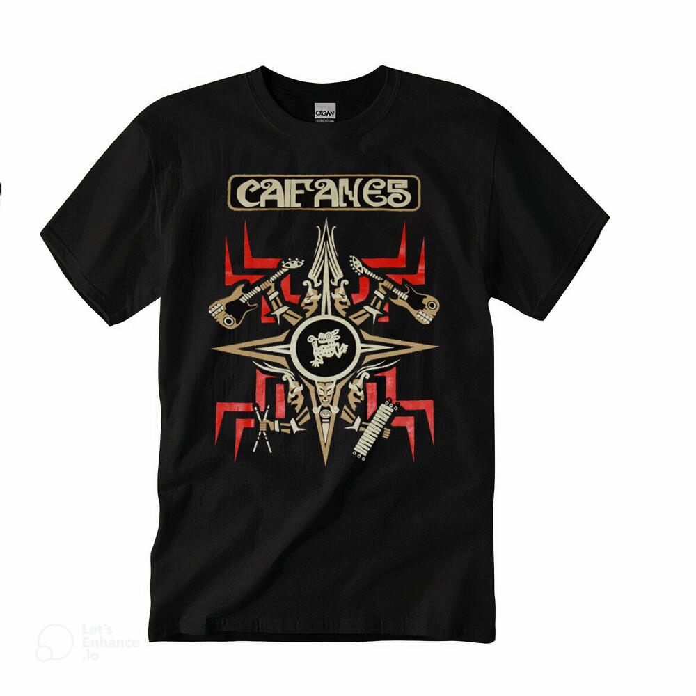 CAIFANES, JAGUARES Guitarras Rock En Español T Shirt, Short Sleeve Tee, Crewneck Unisex T-Shirt XL