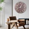 Non-Ticking Luminous Wall Clock Silent Glow In The Dark Night Light Hanging Clock Numerals&Hands 12 Inch Wall Time Clock