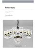 Chinese Style Luminous Crystal Chandelier: Modern Luxury Lighting for Living Rooms and Halls