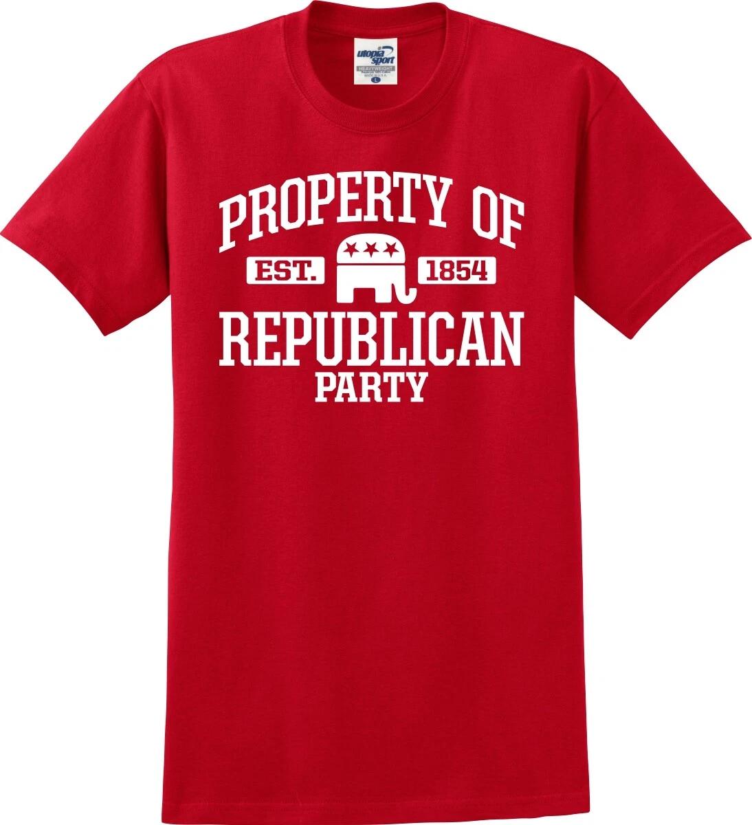Property of Republican Party Elephant Est. 1854 Unisex T shirt (S-5X) S