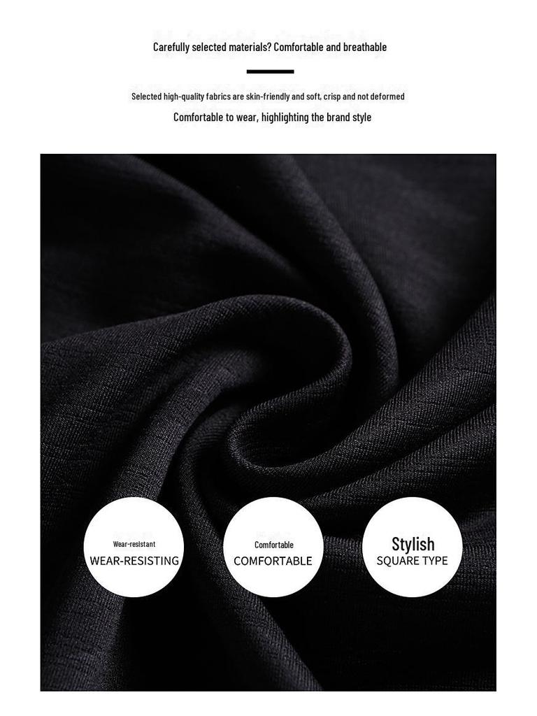 Men's Long-Sleeve Ice Silk Stretch Sports T-Shirt for Spring/Summer Fitness and Casual Wear