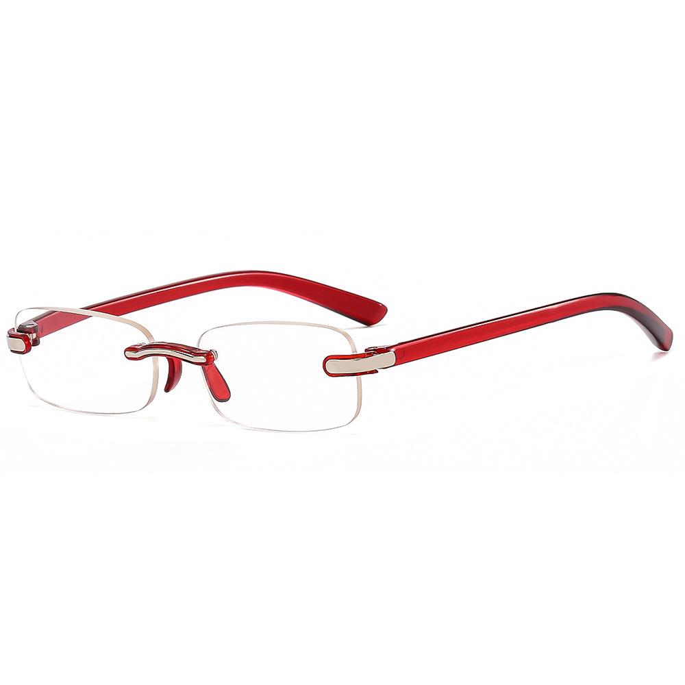 Men Women Rimless Reading Glasses New Anti Blue Light Eyewear Presbyopic Glasses +1.5 2.0 2.5 3.0 3.5 4.0 Glasses Men