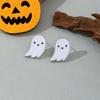 Funny Cartoon Little Devil Vampire Bat Black Cat Hollowed-out Skull Hand Earrings for Women Friends Halloween Party Jewelry Gift