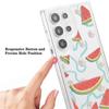 Ovocný průhledný kryt na telefon pro Samsung Galaxy S24 S23 S22 Plus Note 20 Ultra S21 S20 FE Silikonový měkký TPU Nárazuvzdorný zadní kryt