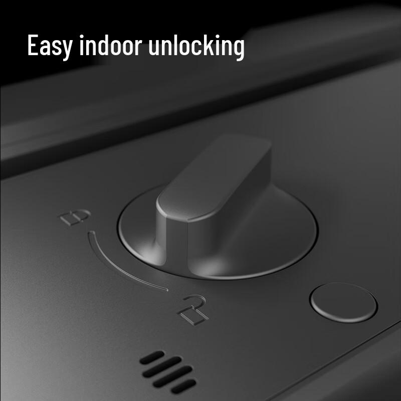 Deli Smart Glass Door Lock with Attendance System CN plug (adapter included)