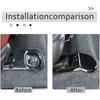 A87Q-For Toyota Hilux 2015- Anti-Dust Seat Bracket Fixing Bolts Cover Trims Accessories Black 4PCS