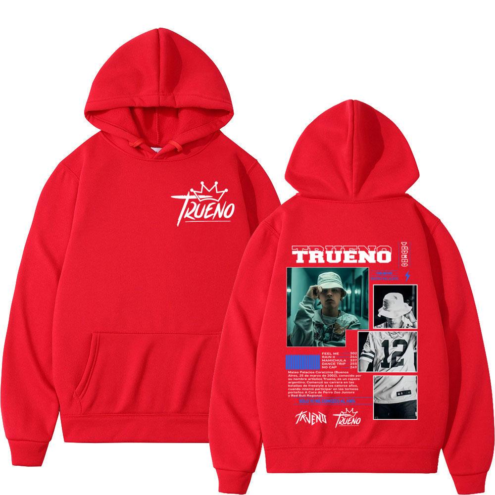 Rapper Trueno Album Cover Hoodie Men Women Harajuku Hip Hop Punk Rock Hoodie Long Sleeves High Quality Fashion Casual Sweatshirt