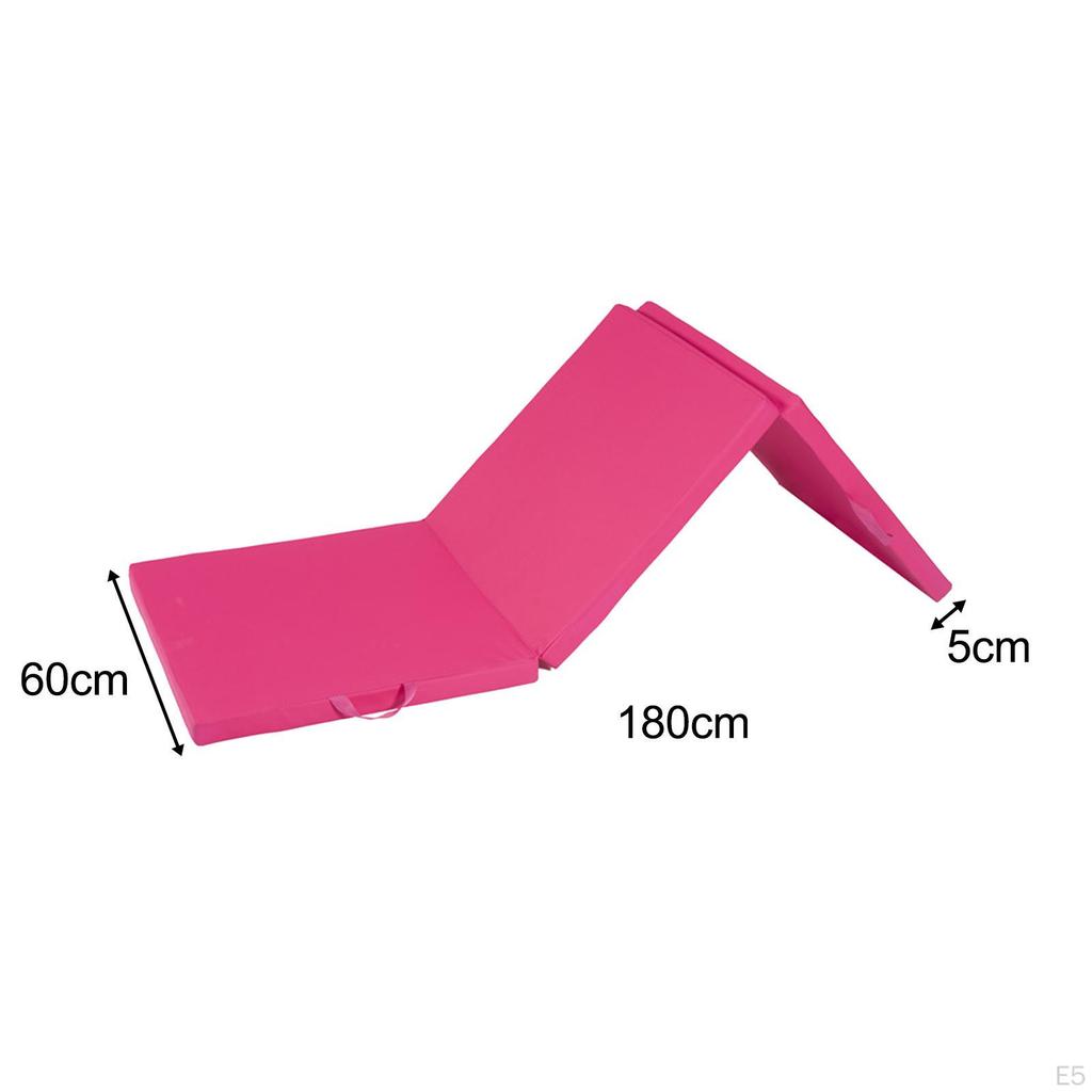 Collapsible Exercise Mat Foldable Yoga Pad for Gymnastics Balance