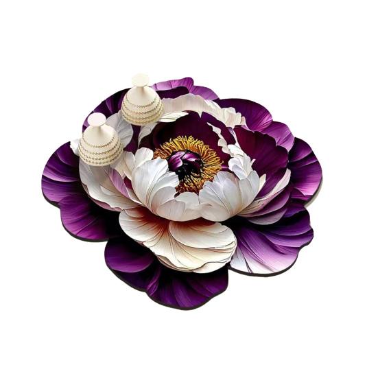 3D Flower Diatom Mud Soft Mat Absorbent Bar Counter Pad for Cups Kitchen Sink Quick-drying Wash Basin Tray Decorative Diatomite Coaster