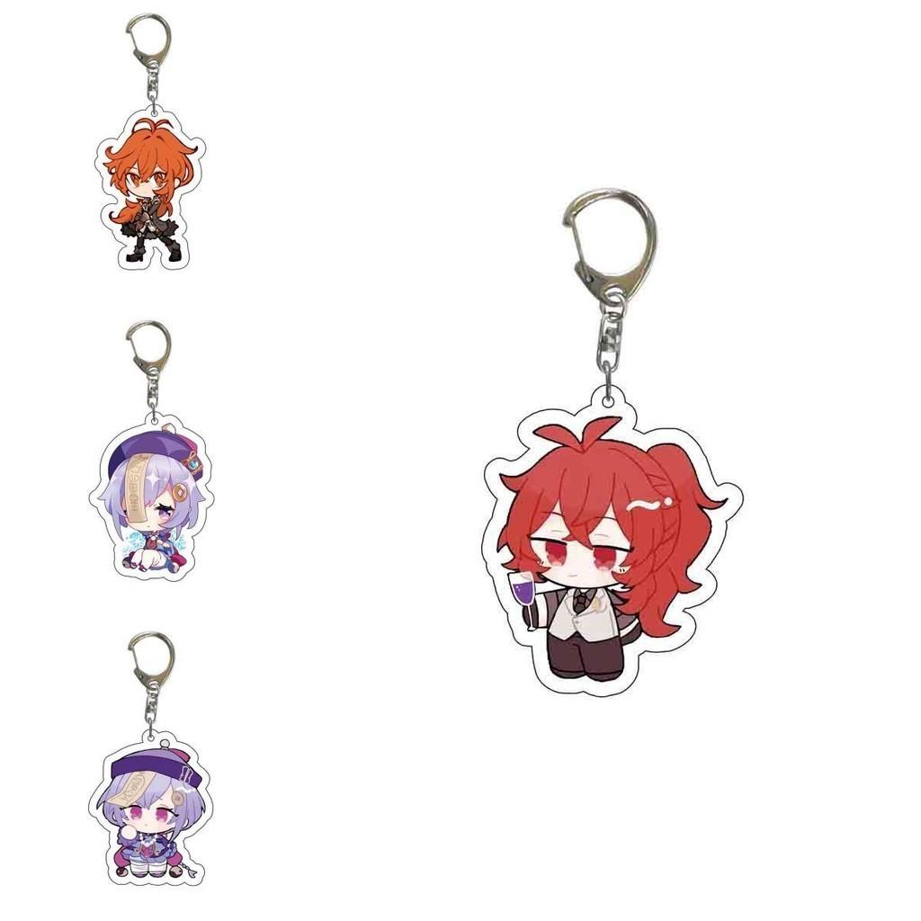 Vibrant Cartoon Keychain With Alloy Silicone Chain For Kids And Fans