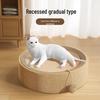 Crazy Master Round Jute Cat Scratch Board & Bed