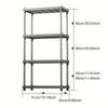 Bathroom Storage Storage Shelf Interspace Gap Shelf Kitchen Storage Shelf Rack Fridge Side Seam Finishing Rack