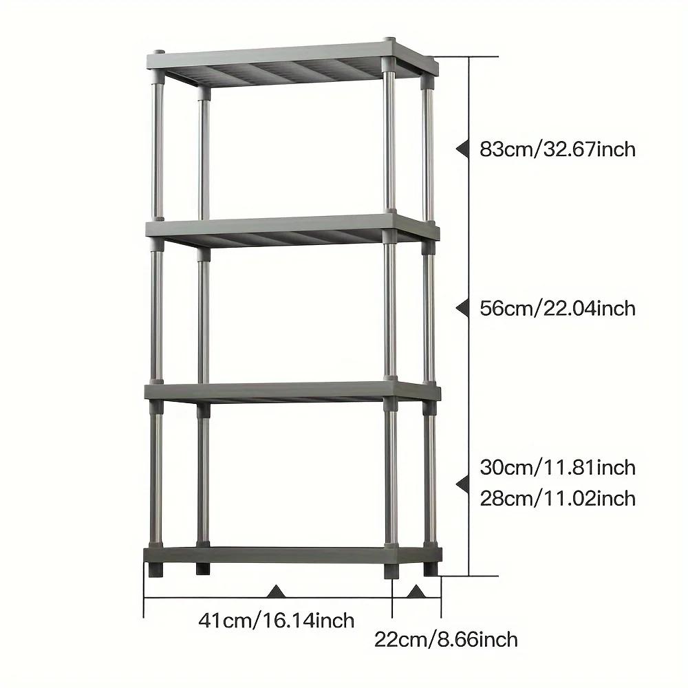 Bathroom Storage Storage Shelf Interspace Gap Shelf Kitchen Storage Shelf Rack Fridge Side Seam Finishing Rack