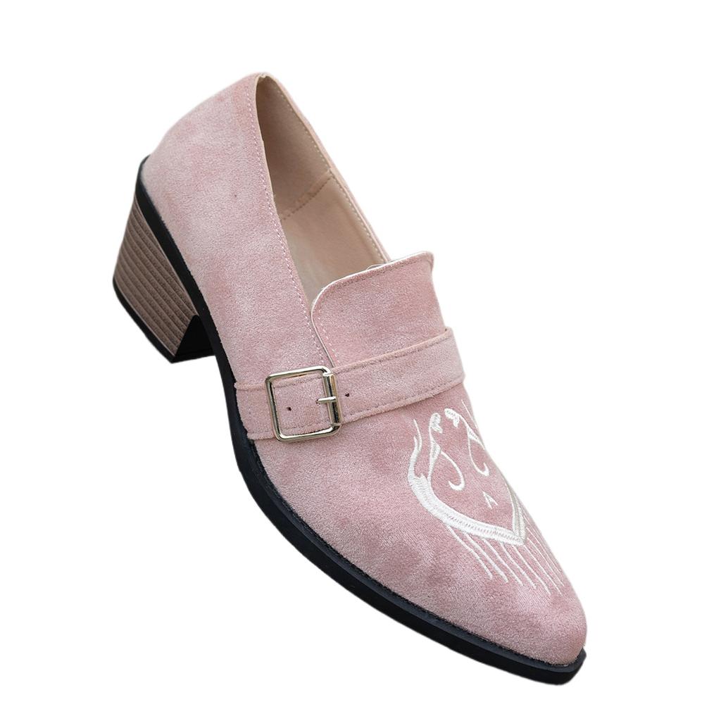 New Style Women Pumps Spring Autumn Casual Medium Heel Pointed Toe Leopard Print Shoes Women Comfortable Slip-On Shoes for Women