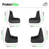 4PCS Car Mud Flaps Splash Guards Mudguards Car Mud Flaps Compatible with Kia Sportage 2022 2023 2024