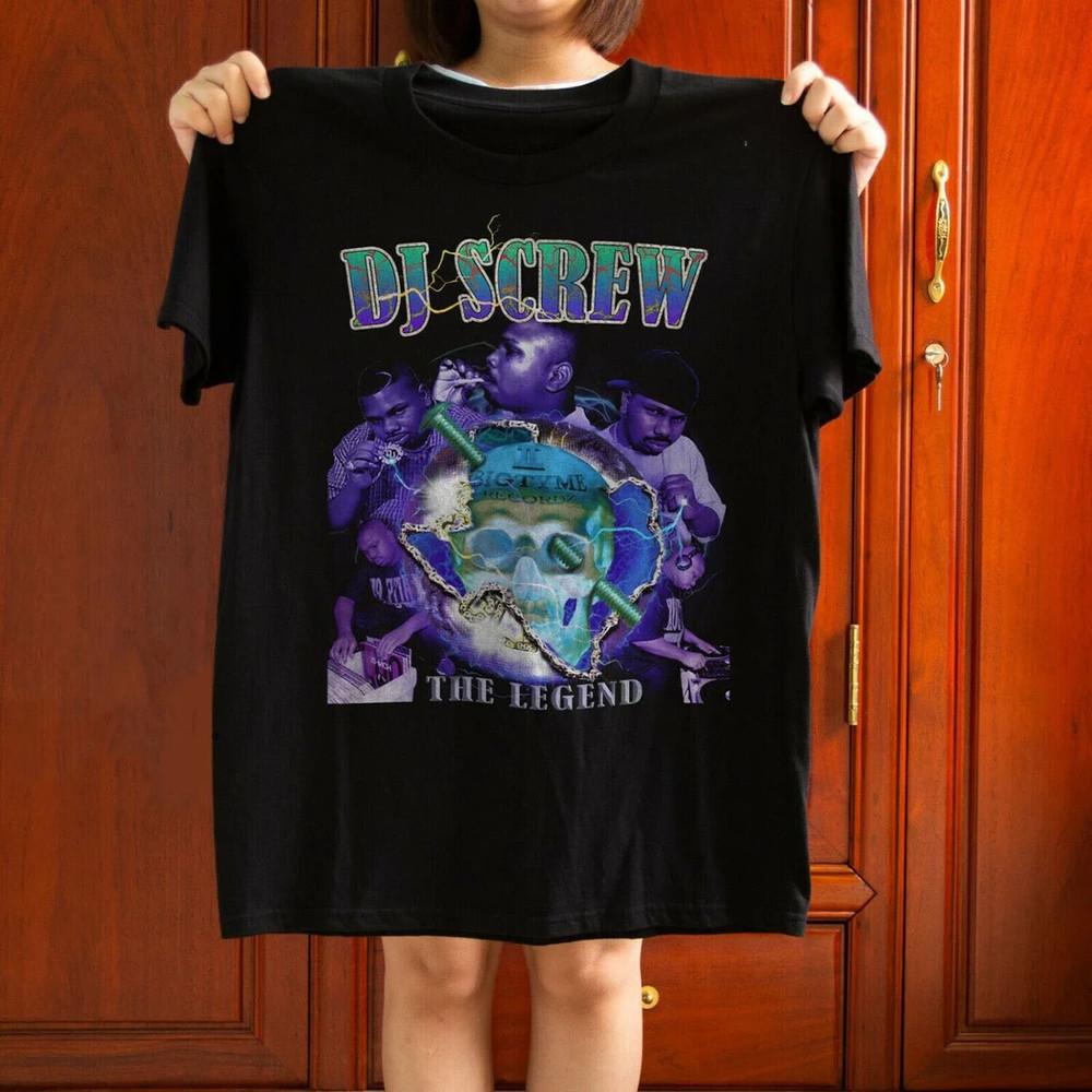 Dj Screw The Legend SHORT SLEEVE T shirt Full Size S-5XL Unisex T-Shirt XL