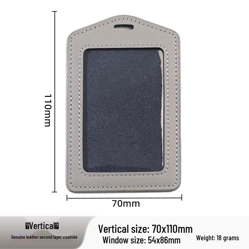 Genuine Leather Card Holder for ID & Documents