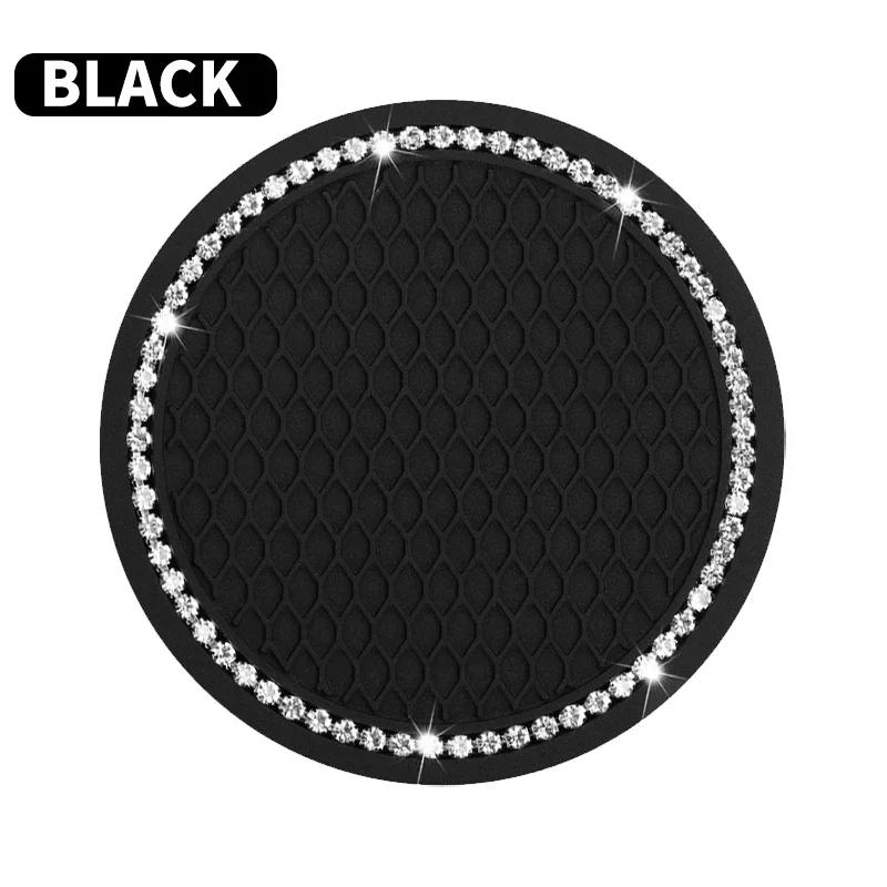 

Car Sticker Tesla 2Pcs Car Logo Non Slip Water Cup Pad For Tesla Model 3 Model S X Y Roadster SpaceX Auto Coasters Interior Anti For Other Car