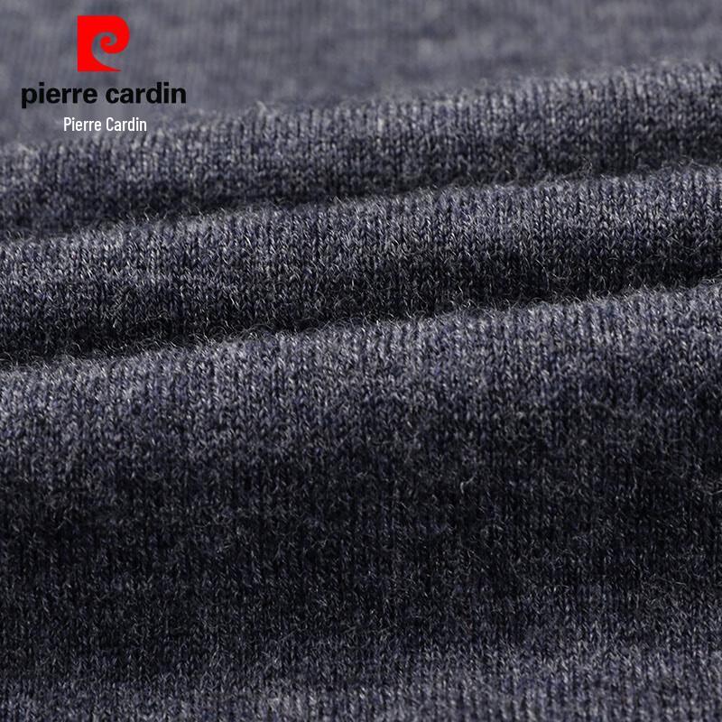 Pierre Cardin Men's 100% Pure Wool Short Sleeve Round Neck Sweater