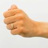 THE KISS Size 11 Winnie the Cubic Zirconia Silver Ring DI-SR703CB [Disney Collection] Pooh/Honey
