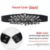 Women's Rhinestone Flower Elastic Waist Belt