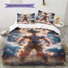 Dragon Ball Universe Bedding Set Duvet Cover with Pillowcases Fashion Print Bed Linen for Home Bedroom