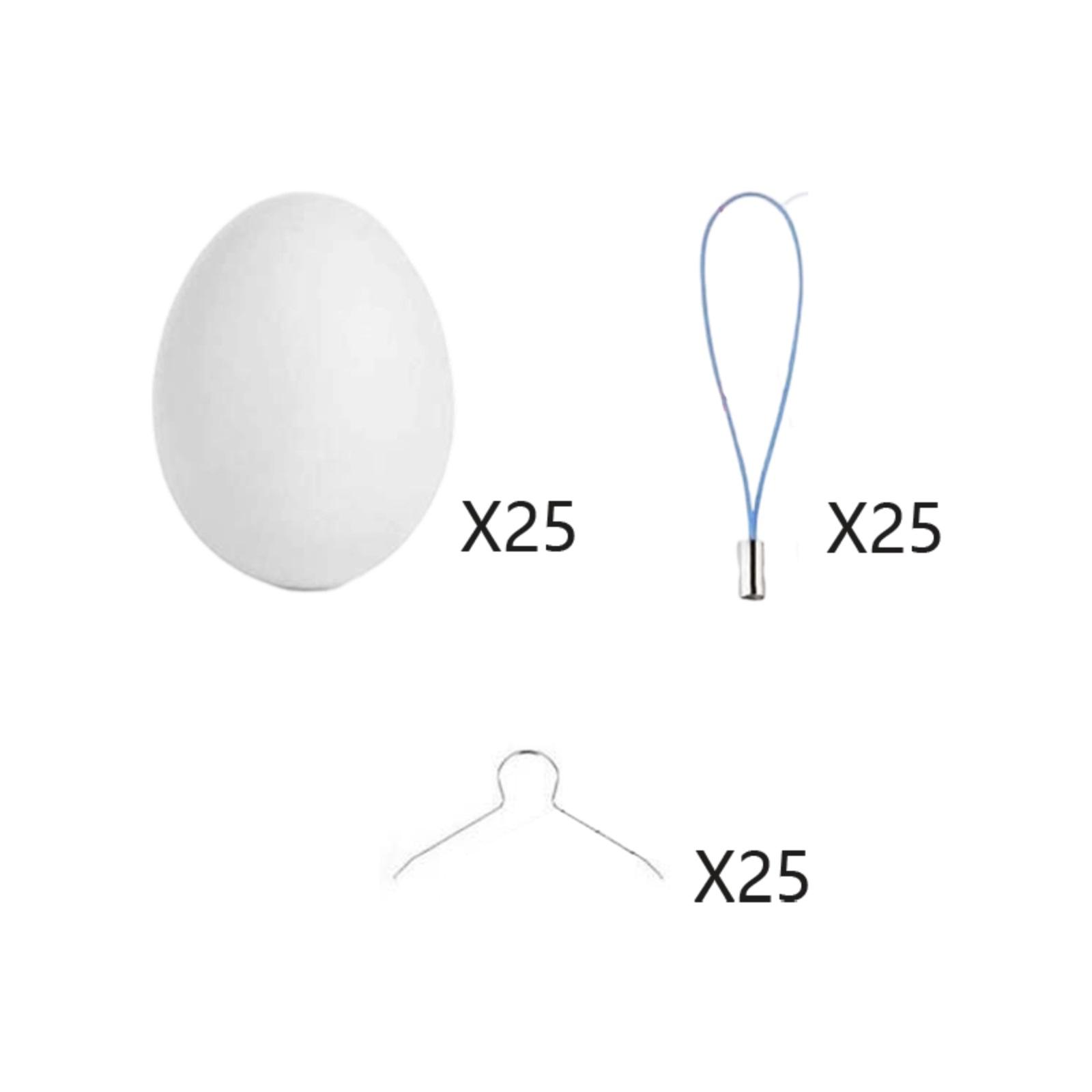 DIY Easter Egg Ornament - 6cm Easter Egg With Metal Hook, Handmade, Can Be Used As A Phone Charm Or Bag Charm, Spring Keychain Accessory.