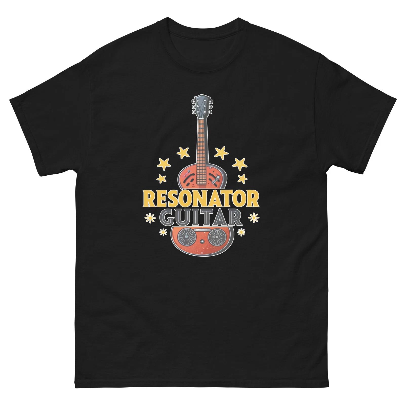Resonator Musical Instrument Illustration T-Shirt 4XL