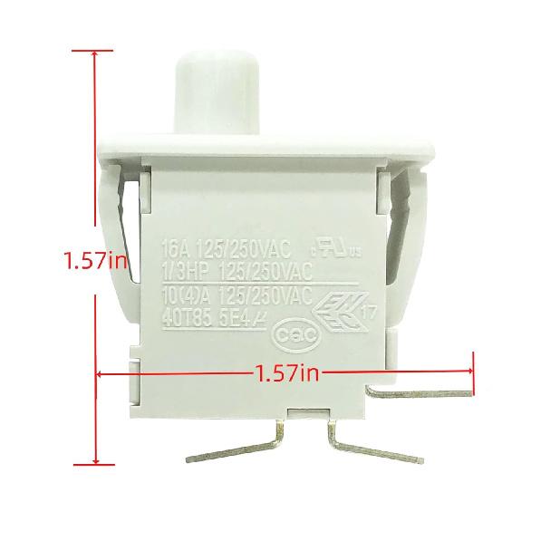134813601 Dryer Door Switch Replacement Part fit for Electrolux Frigidaire Crosley 131843101, Ap4316048, Ps2330880, EA2330880, AH2330880