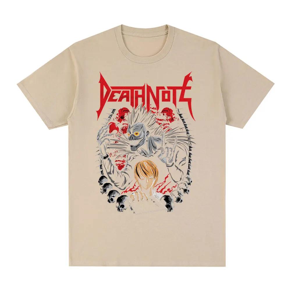 Anime Death Note Ryuk Yagami Light T Shirt Unisex Women Clothing Cotton Oversized Tshirt Fashion Vintage Short Sleeve Tshirts S