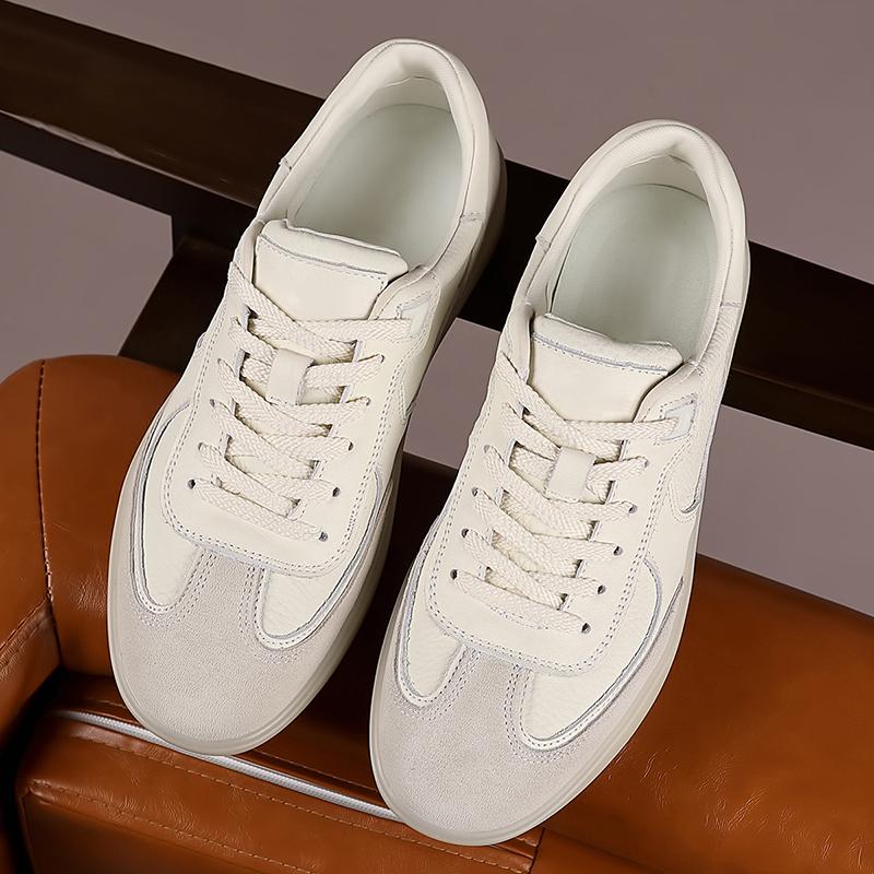 Fashion Genuine Leather Mens Tenis Masculino Quality Casual Shoes Outdoor Sports Sneakers Loafers Luxury Male Business Footwear Trainers