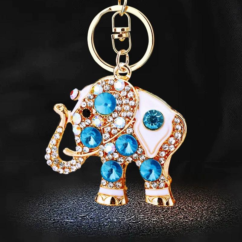 Luxus Kristall Elefant Damen Anhänger Thailand Reise Souvenir Geschenktasche Anhänger