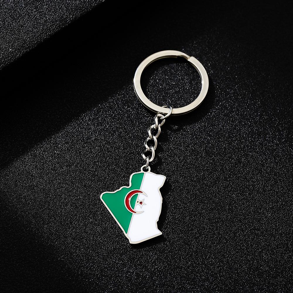Unisex Ethnic Titanium Steel Drip Oil Pendant Keychain - European & American Style Accessory
