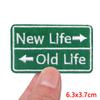 Jackets Sew Embroidered Patches Cartoon/Punk Letter Slogan Iron On Patches For Clothing Thermoadhesive Patches For Clothes DIY