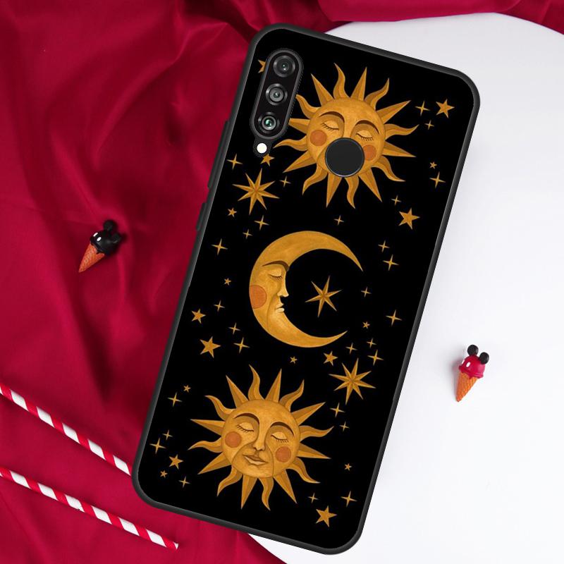 

Чехол Sun Moon для Huawei Nova 12i 11i 8i 12s 9 10 SE Y90 Y60 Y70 Y72 Y61 Y91 P20 P30 P40 Lite P60 Pro Nova 10 SE