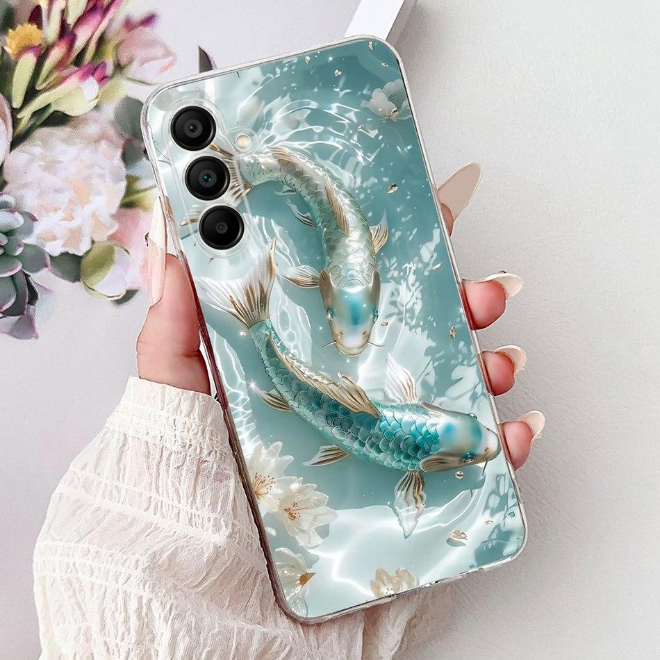 For Samsung Galaxy A16 SM-A165F A166B Cool Dragon Tiger Painting Phone Case For Samsung A16 5G 4G Soft Silicone TPU Cases