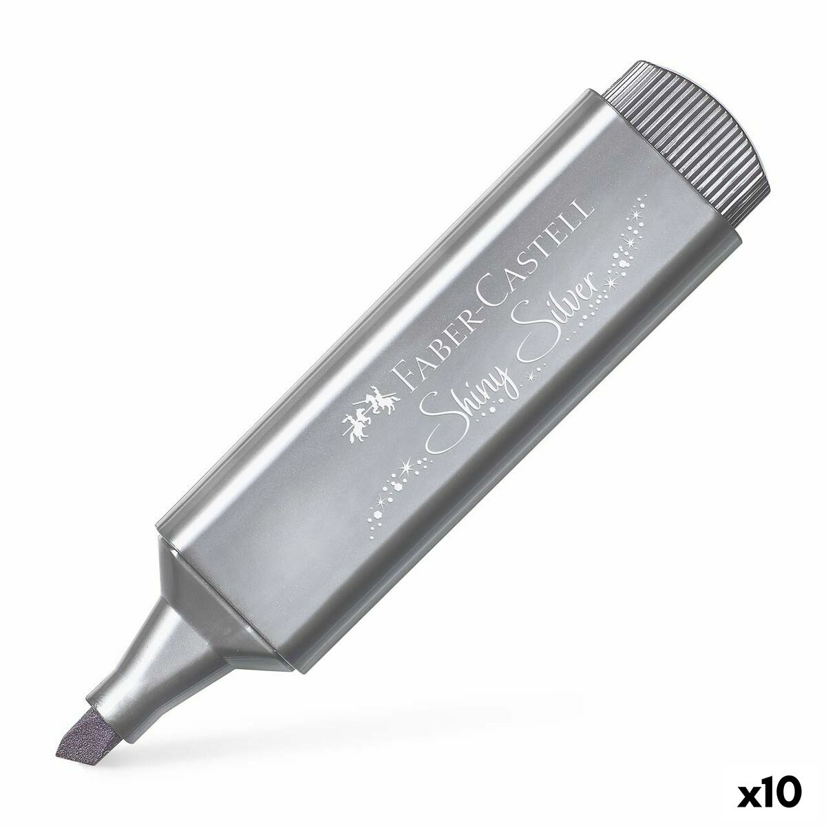 

Флуоресцентный маркер Faber-Castell Textliner 46, серебро, 10 шт.
