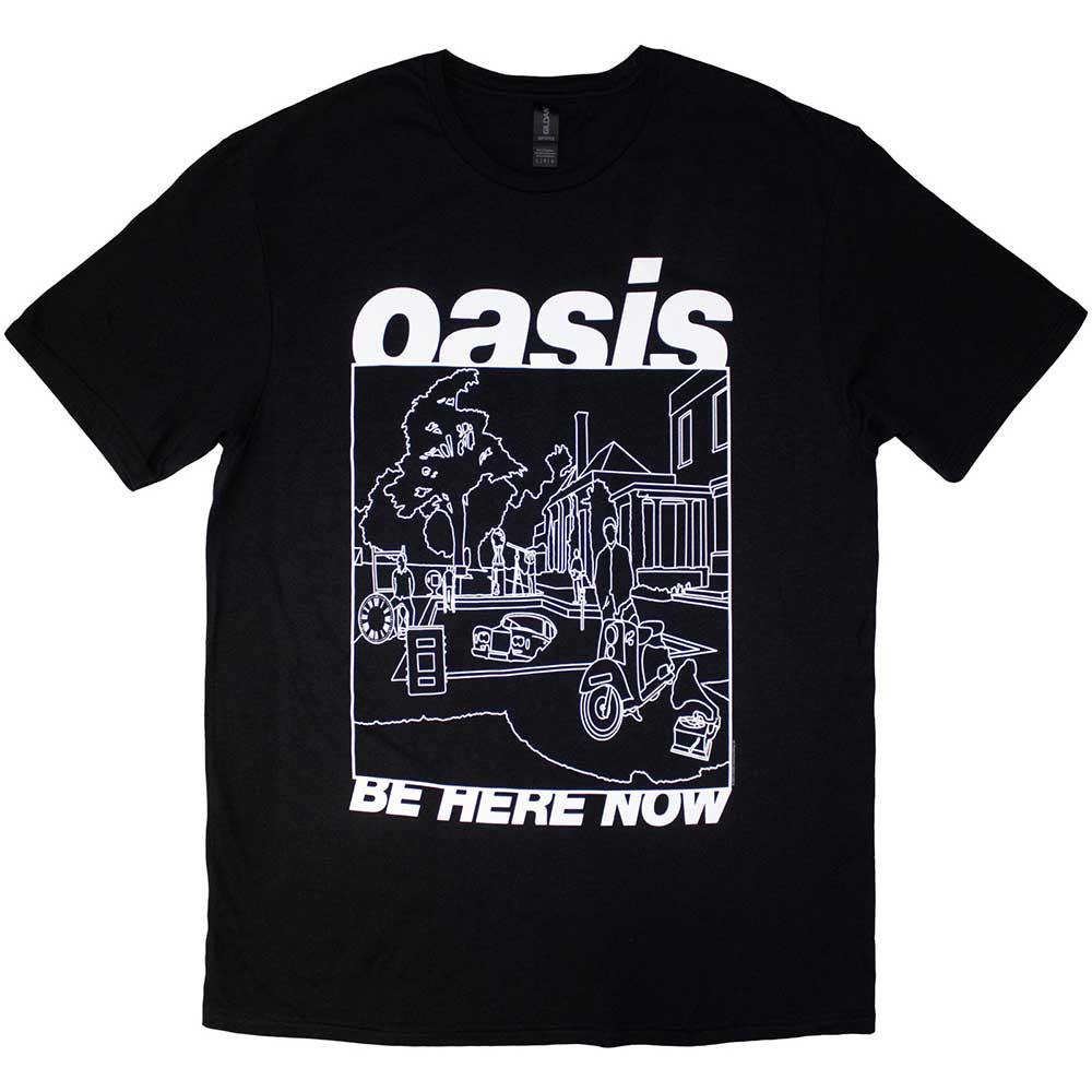 

Oasis - Be Here Now Линейный рисунок (Футболка) 2XL
