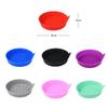 2PCS Silicone Car Coasters Non-Slip Water Cup Pad Car Cup Groove Anti-Scalding Mat Bottle Cup Holders Car Interior Accessories